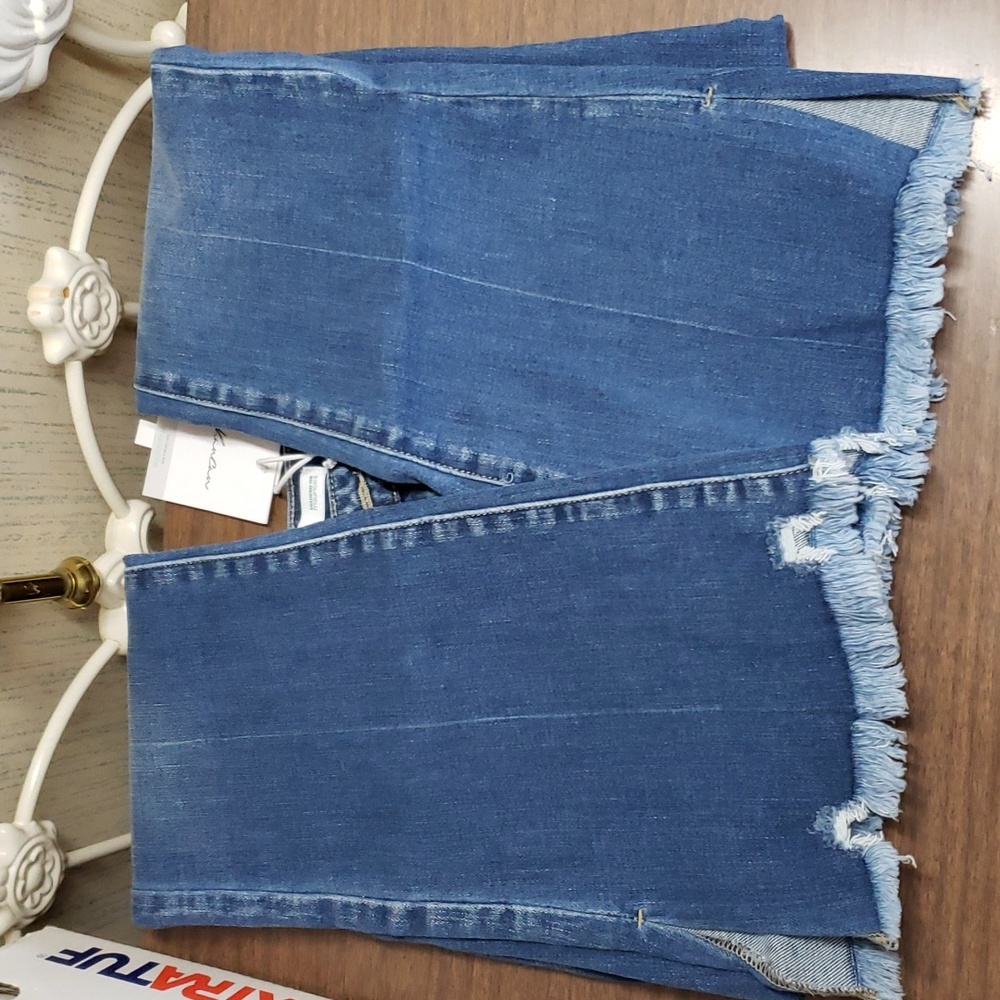 NWT Kancan Distressed Raw Hem Jeans sz 7 - Picture 5 of 7